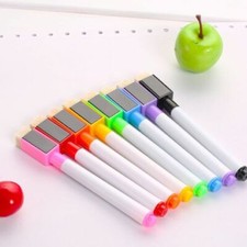 White Board Marker 8 Color Magnetic Pens Dry Eraser Easy Wipe Whiteboard Marker