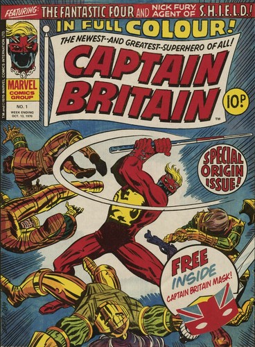 Captain britain comic - captain,