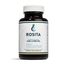 Premium Extra Virgin Cod Liver Oil 90 Softgels - Rosita