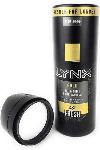 Axe body spray stash - axe, can