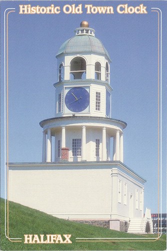 Historic old town clock - town,