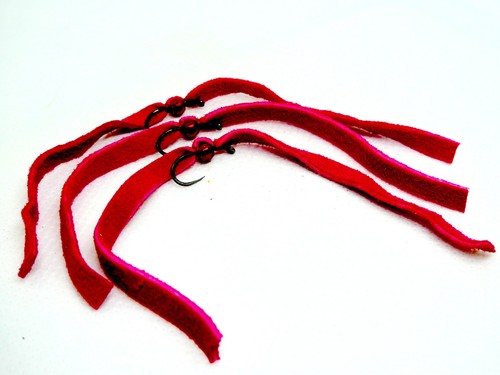 Trout red chamois shammys - red,