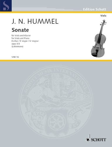 Sonata major 5 3 viola - eb,