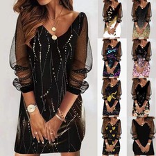 Plus Size Womens Glitter Mesh