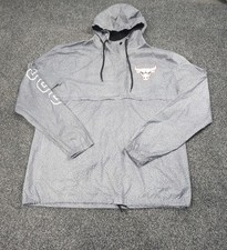 NBA Chicago Bulls Windbreaker Jacket With Pocket Mens Size Medium