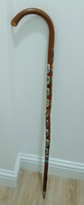Walking stick with metal point