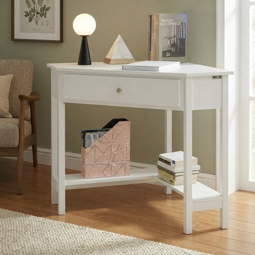Stylish triangular corner desk - triangular,