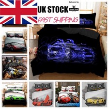 UK 3PCS Racing Car  Duvet