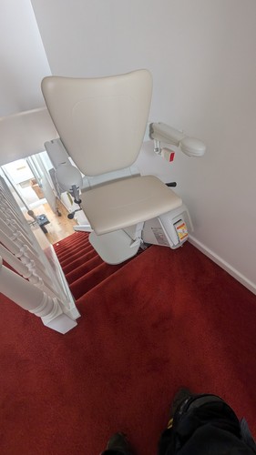 Power swivel stairlift fully - power,