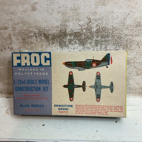 Frog 155p dewoitine d520c - dewoitine,