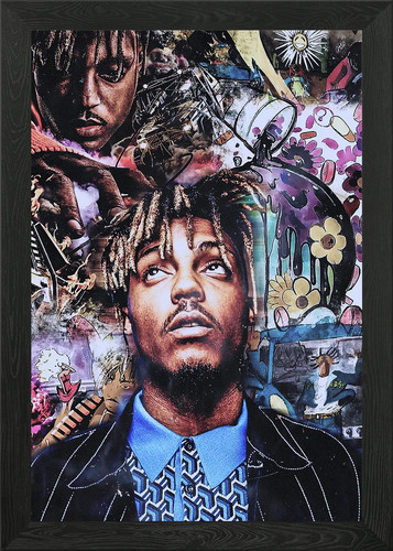 Juice wrld framed wall - juice, art