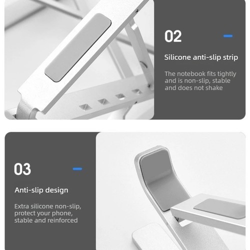 Adjustable aluminum laptop - adjustable,