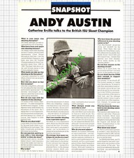 Andy Austin Clay Pigeon Skeet Shooting Champion - 1990 Article