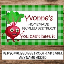 Personalised  Homemade Pickled