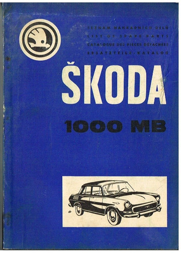 Skoda 1000 saloon original - skoda, mb