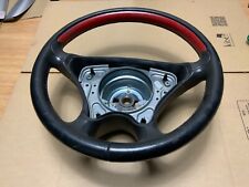 Mercedes W210 R170 W208 W140 C140 W463 W124 W202 R129 Red Leather Steering wheel