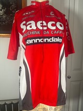 Cannondale Red/Grey/White Cycling Jersey Top size XXL 3/4 Zip Back Pocket