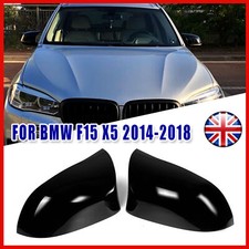 For BMW X3 F25 X5 F15 14-18 Gloss Black Wing Mirror Cover Caps M Sport X6 F166