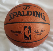 Spalding NBA Official Gameball Genuine Leather Adam Silver - Lightly Used