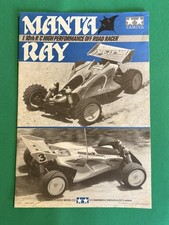 Vintage Tamiya Manta Ray Manual 58087. 