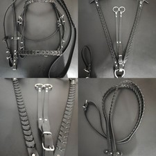 Leather braided - leather-on-leather,