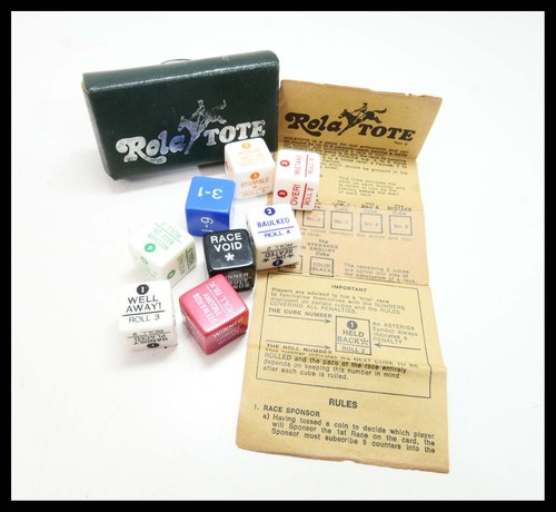 Vintage rola tote dice - tote,