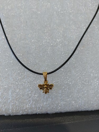 Black cord gold bumble - gold,