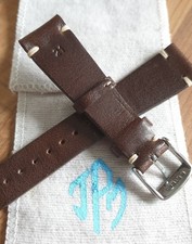 Jpm italian leather watch - italian,