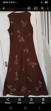 Vintage New Ann Harvey Maxi Dress Size 20
