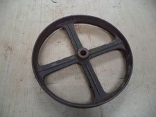 Cast Iron Wheel 14.5" Barrow Sack truck trolley for garden display feature