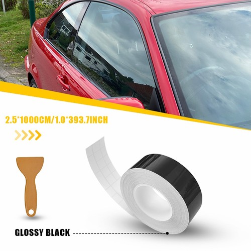 Gloss black vinyl - black,
