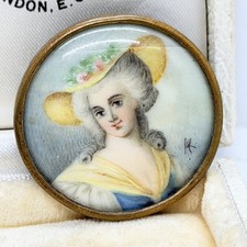 Antique Victorian Hand Painted