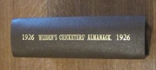 1926 Wisden Rebound without