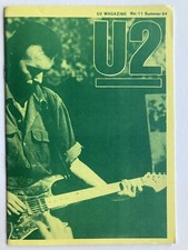 U2 official fan club magazine no. 11 Summer 1984 RARE