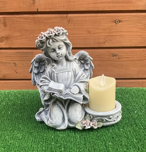 Grave ornamental light angel - grave,