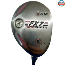  Ram Golf FX7 Hyper Stainless 6 Hybrid 27° Right-H Graphite Ladies-Flex  39.5"