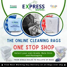 Cleaning Rags / Wipers / Cloths - ONE STOP SHOP - Select Your Grade & Bag Size