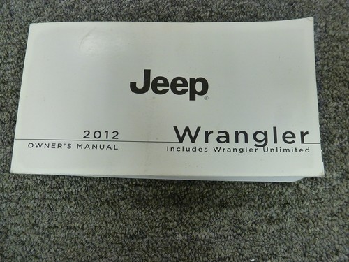 2012 jeep wrangler owner - 2012,