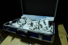 Z or N Gauge Snow Scene layout by Mountain Lake Model Railways MADE TO ORDER