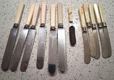 Vintage 12 x Faux Bone Handle