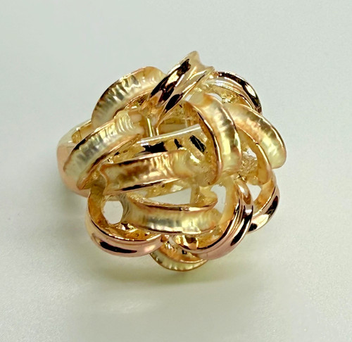 Ring vintage gold tone - vintage,
