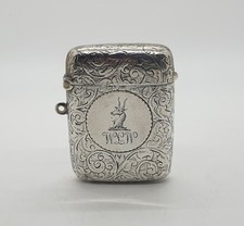Sterling Silver Vesta Case