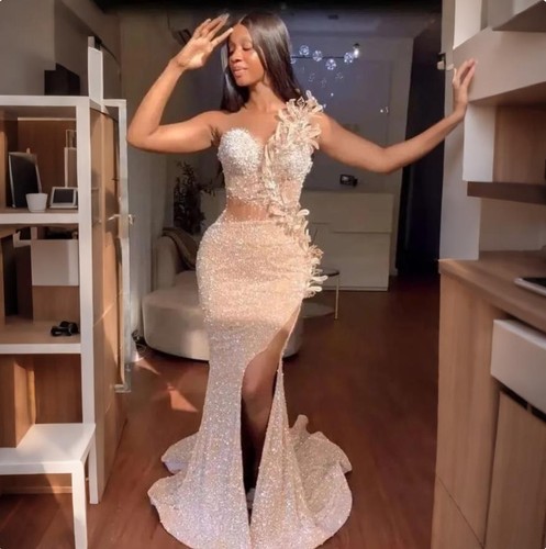 Beading mermaid prom dresses - mermaid,