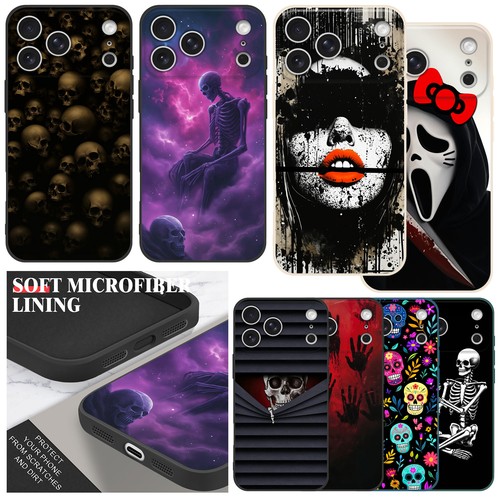 Horror skull phone case liquid - skull,