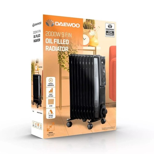 Daewoo 2000w oil filled - 2000w,