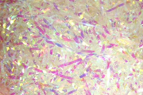 Iridescent shredded cellophane - shredded,