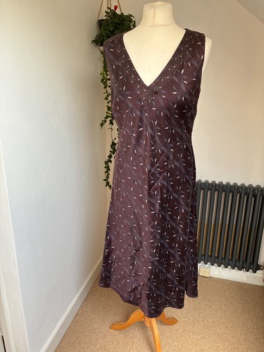 Vintage monsoon silk dress - vintage,