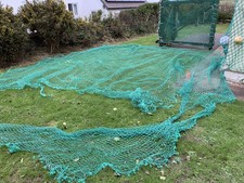 Authentic Fishing Net, Used Fish Net Nautical Decor. Vintage large 45m  netting