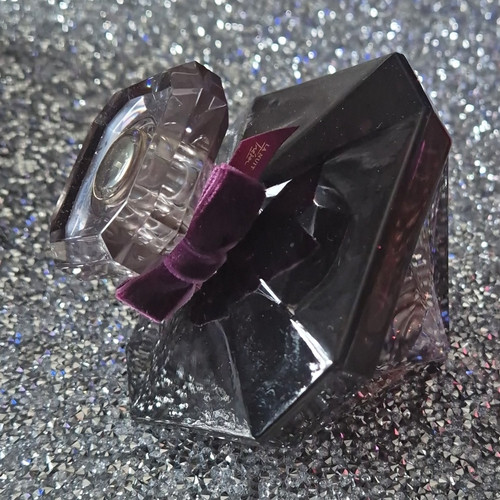 Faceted dark purple - dark, purple/black