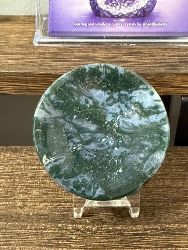 Moss agate sphere - agate,